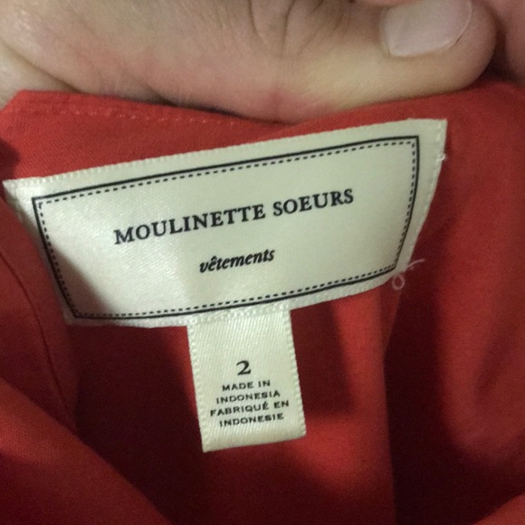 Coral Anthropologie dress - Picture 4 of 4